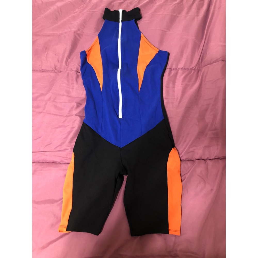 Fashion Nova Colorblock Romper Jumpsuit